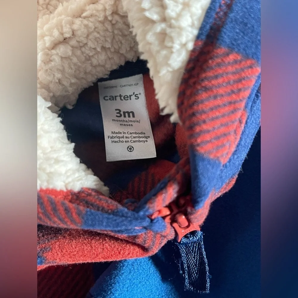 Carter's Red and Blue Baby Jumpsuit